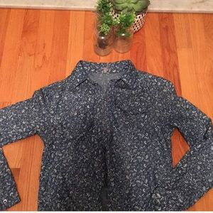 Charlotte Russe Crop top long sleeve